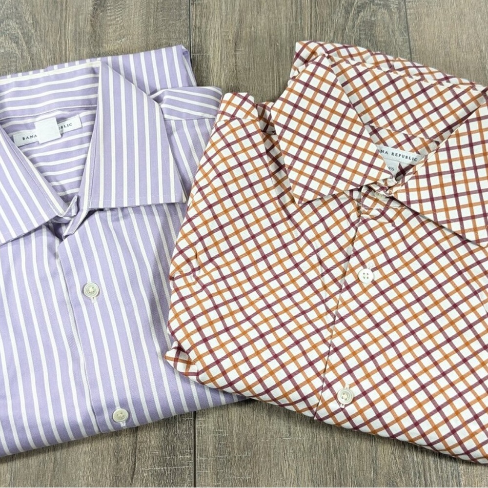 Mens Banana Republic Long Sleeve Button Down Lot